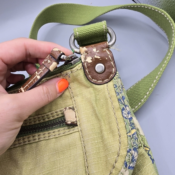 Fossil Vintage Cross Body Bag, Green - Picture 7 of 14